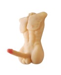 Male Body Torso Love Doll, 3D Realistic Sex Toy Doll with Big Dildo for Women