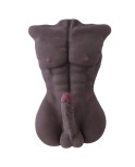 Male Body Torso Love Doll, 3D Realistic Sex Toy Doll with Big Dildo for Women