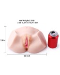 2.4 kg (5.3 lb) Life Size Virgin Pussy Ass Doll,3D Realistic Male Masturbator Ass Vagina Anal Sex Toys for Male Masturbation