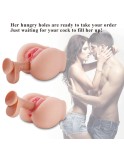 2.2 kg (4.85 lb) Virgin Pussy Ass Doll,3D Realistic Male Masturbator Ass Vagina Anal Sex Toys for Male Masturbation