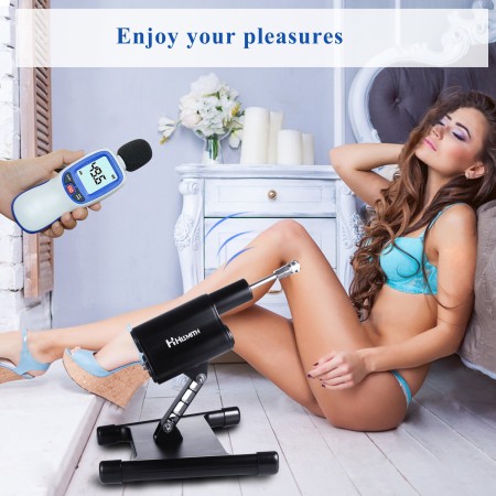 Hismith remote controlled Cannon series sex machine complete with body-safe dildo