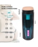 Thrusting Masturbation Cup with 9 Frequency Vibration for Hismith Premium Sex Machine with KlicLok System